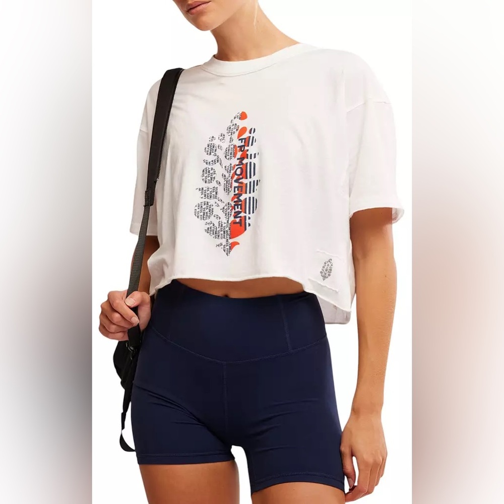 NWT FP Movement Women's Inspire Logo T-Shirt